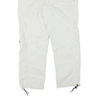 SCHOFFEL Womens Polyester Blend White Relaxed Cargo Trousers W28 L30 Outdoor Zip