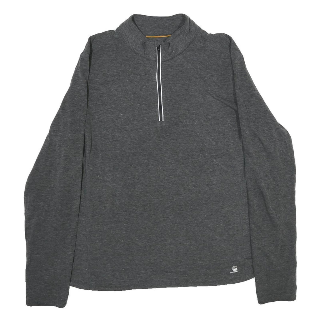 CARHARTT Mens Grey 2XL Modern T-Shirt Long Sleeve Crew Neck Cotton Workwear