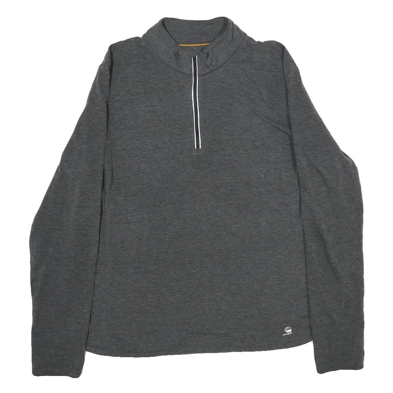 CARHARTT Mens Grey 2XL Modern T-Shirt Long Sleeve Crew Neck Cotton Workwear