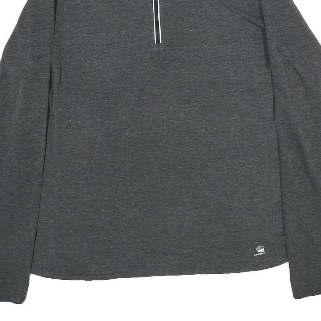 CARHARTT Mens Grey 2XL Modern T-Shirt Long Sleeve Crew Neck Cotton Workwear