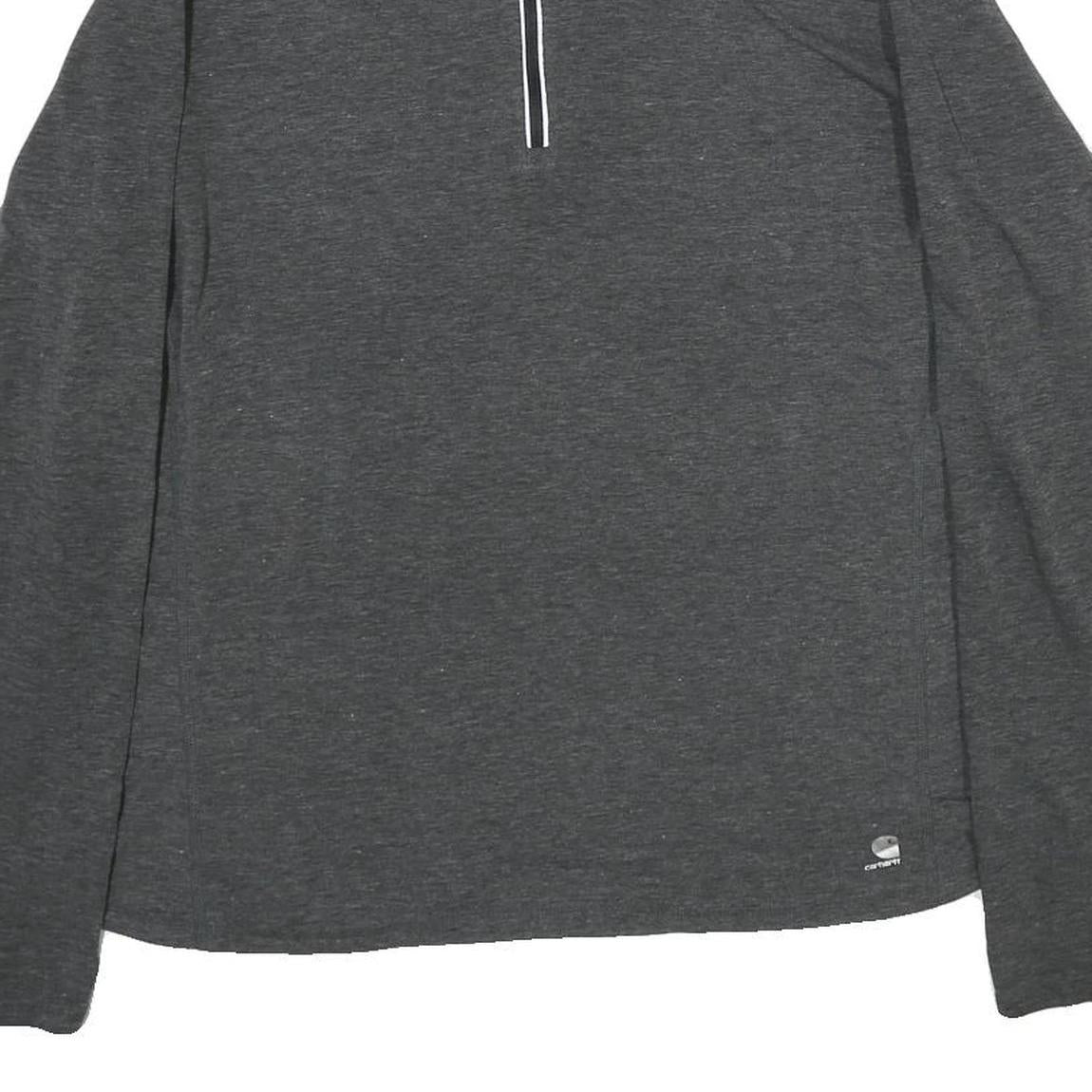 CARHARTT Mens Grey 2XL Modern T-Shirt Long Sleeve Crew Neck Cotton Workwear