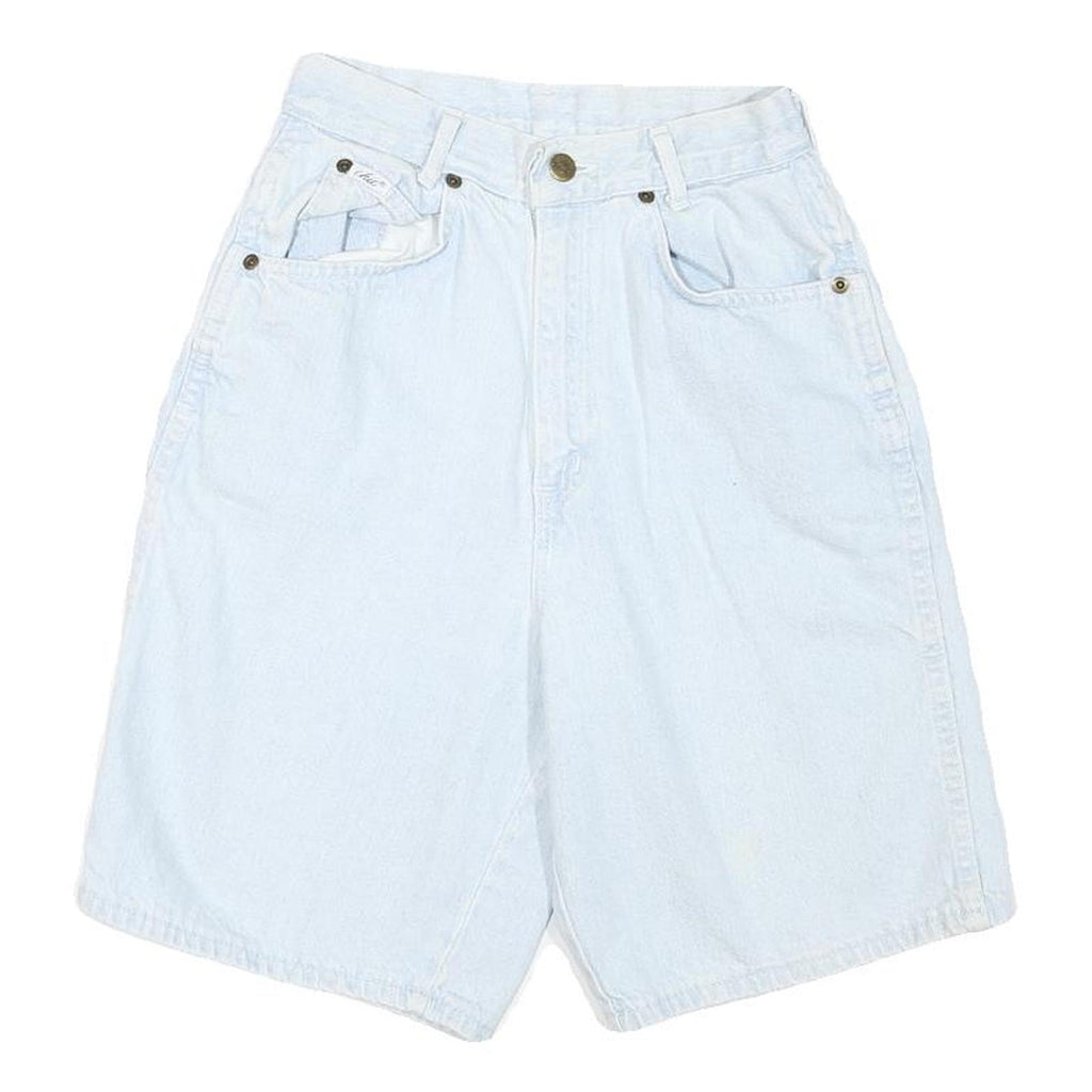 CHIC Womens Shorts Blue Denim Casual S W25 Lightweight Comfortable Summer