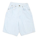 CHIC Womens Shorts Blue Denim Casual S W25 Lightweight Comfortable Summer