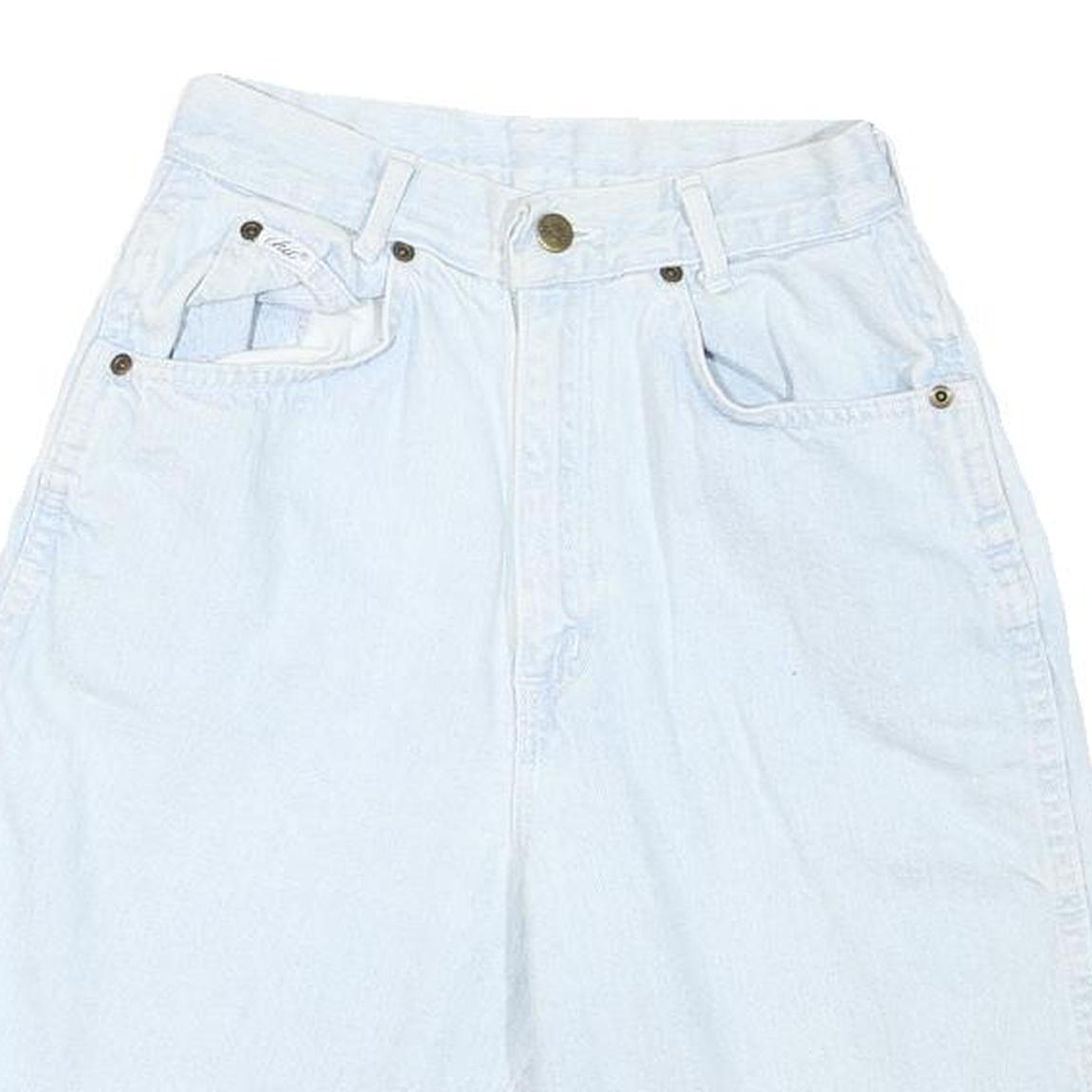 CHIC Womens Shorts Blue Denim Casual S W25 Lightweight Comfortable Summer