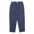 LACOSTE Mens Cotton Navy Blue Regular Fit Straight Leg Trousers W30 L29