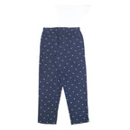 LACOSTE Mens Cotton Navy Blue Regular Fit Straight Leg Trousers W30 L29