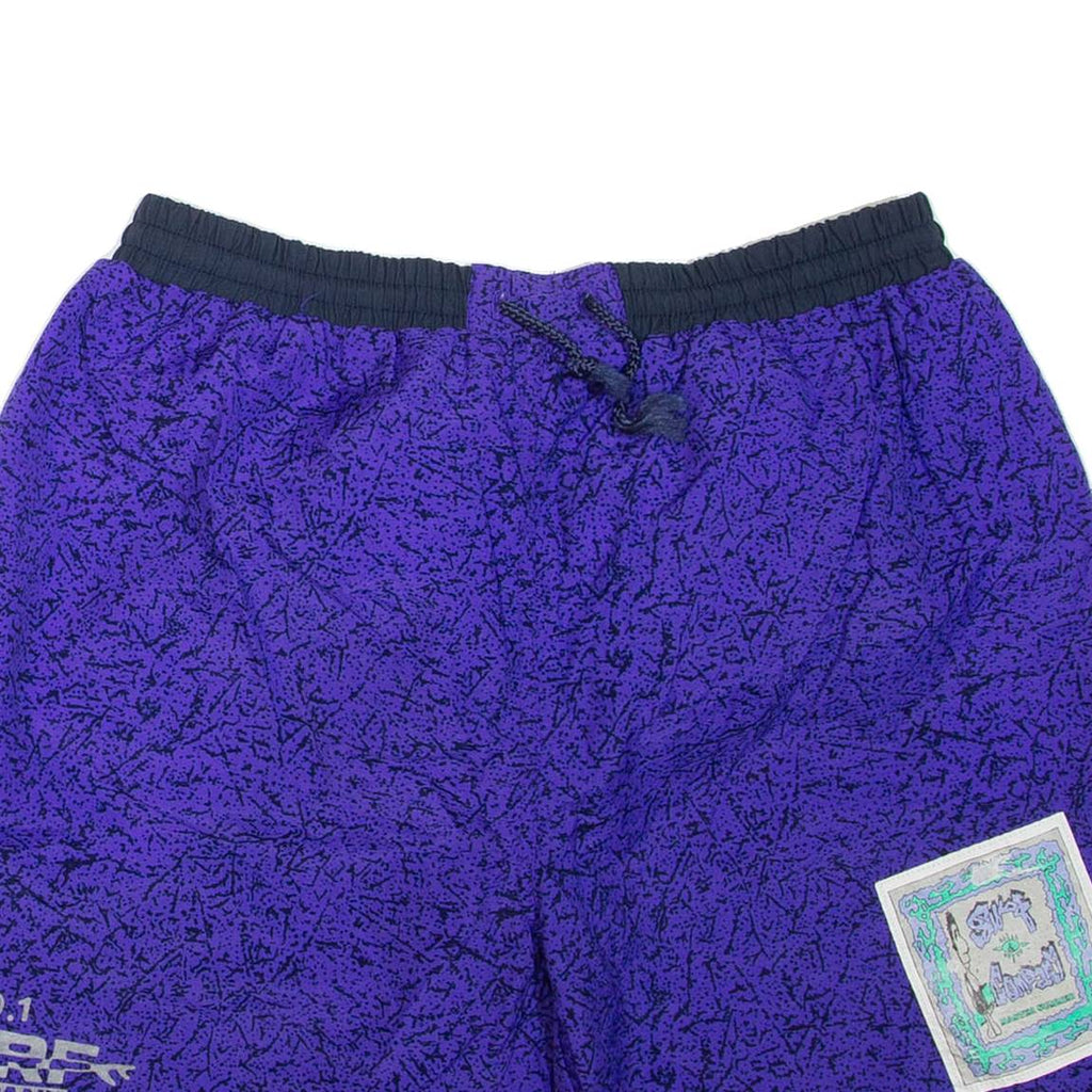 MASTER Mesh Lined Mens Swimming Shorts Purple M W30