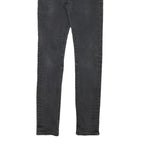 LEVI'S Mens Slim Black Denim Jeans W26 L29 Cotton Blend Zip Pockets