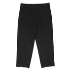 MASSIMO DUTTI Womens Wool Blend Black Regular Fit Trousers W36 L27 Classic