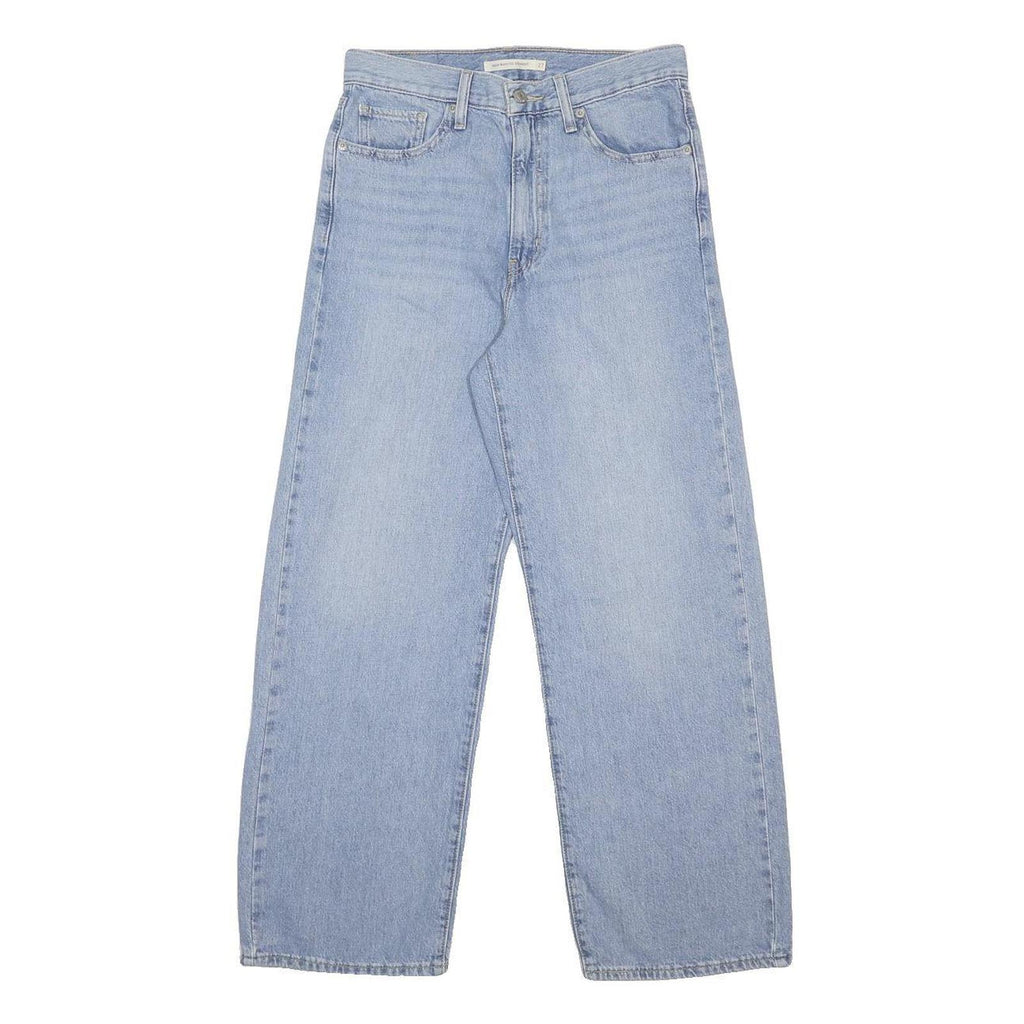 LEVI'S Womens Jeans Blue Loose Straight Denim Light W27 L29 Classic Zip