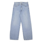 LEVI'S Womens Jeans Blue Loose Straight Denim Light W27 L29 Classic Zip