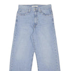 LEVI'S Womens Jeans Blue Loose Straight Denim Light W27 L29 Classic Zip