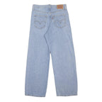 LEVI'S Womens Jeans Blue Loose Straight Denim Light W27 L29 Classic Zip