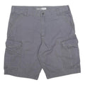 CARHARTT Mens Grey Cargo Shorts XL W38 Cotton Blend Relaxed Fit Workwear