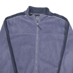 ST BERNARD Mens Blue Polyester Zip Jacket XL Fleece Casual Classic Lightweight