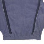 ST BERNARD Mens Blue Polyester Zip Jacket XL Fleece Casual Classic Lightweight