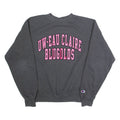 CHAMPION Womens Sweatshirt Grey USA S