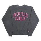CHAMPION Womens Sweatshirt Grey USA S