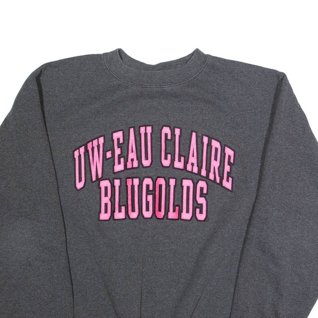 CHAMPION Womens Sweatshirt Grey USA S