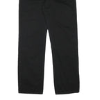 LEE COOPER Mens Cotton Blend Black Regular Straight Trousers W31 L30 Classic Zip