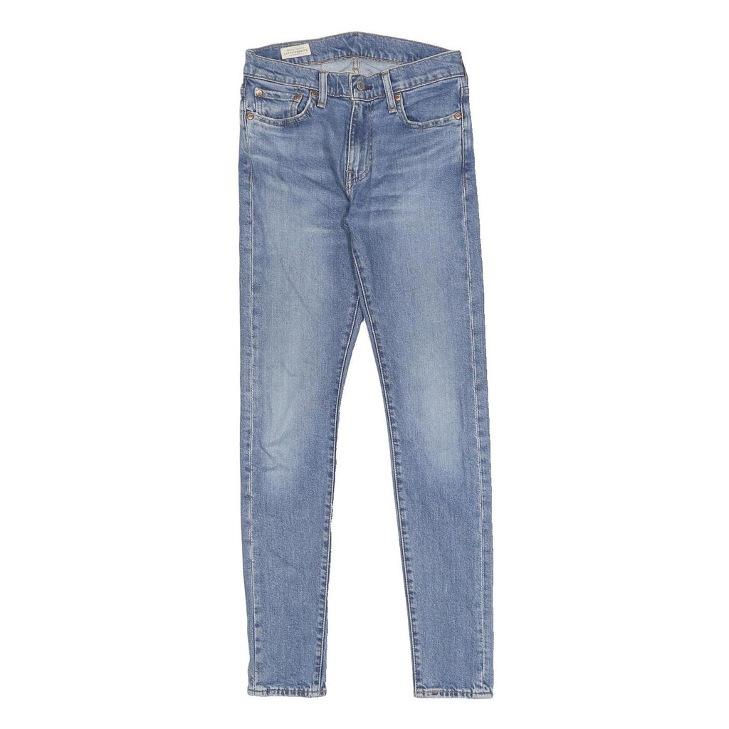 LEVI'S Mens Skinny Taper Big E Jeans Blue Slim Tapered Denim Medium W29 L32 Zip