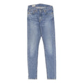 LEVI'S Mens Skinny Taper Big E Jeans Blue Slim Tapered Denim Medium W29 L32 Zip
