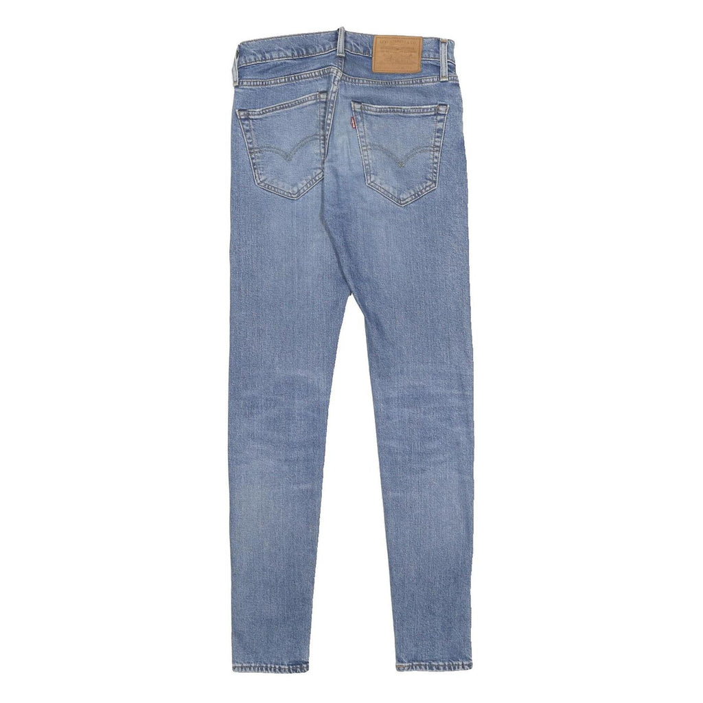 LEVI'S Mens Skinny Taper Big E Jeans Blue Slim Tapered Denim Medium W29 L32 Zip