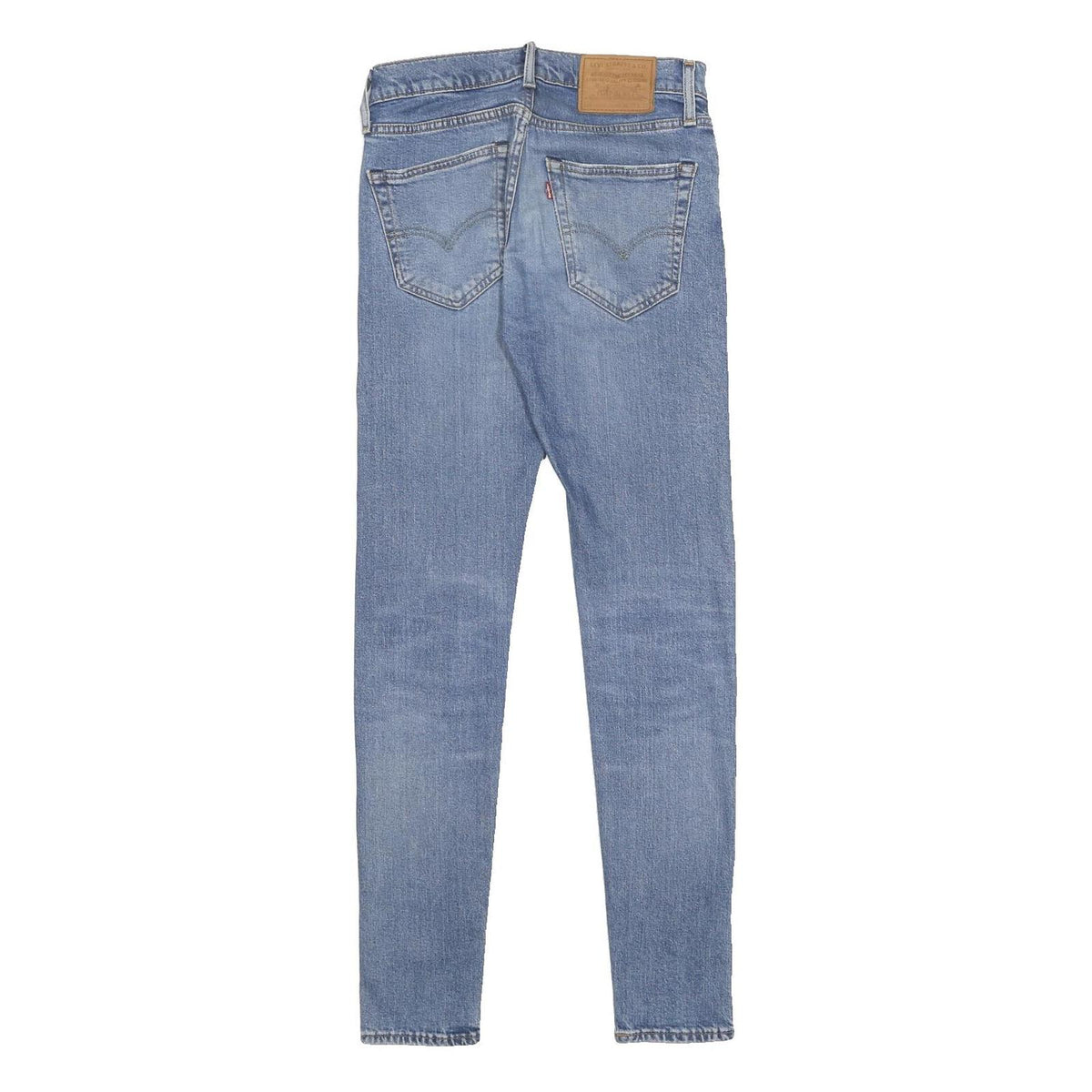 LEVI'S Mens Skinny Taper Big E Jeans Blue Slim Tapered Denim Medium W29 L32 Zip