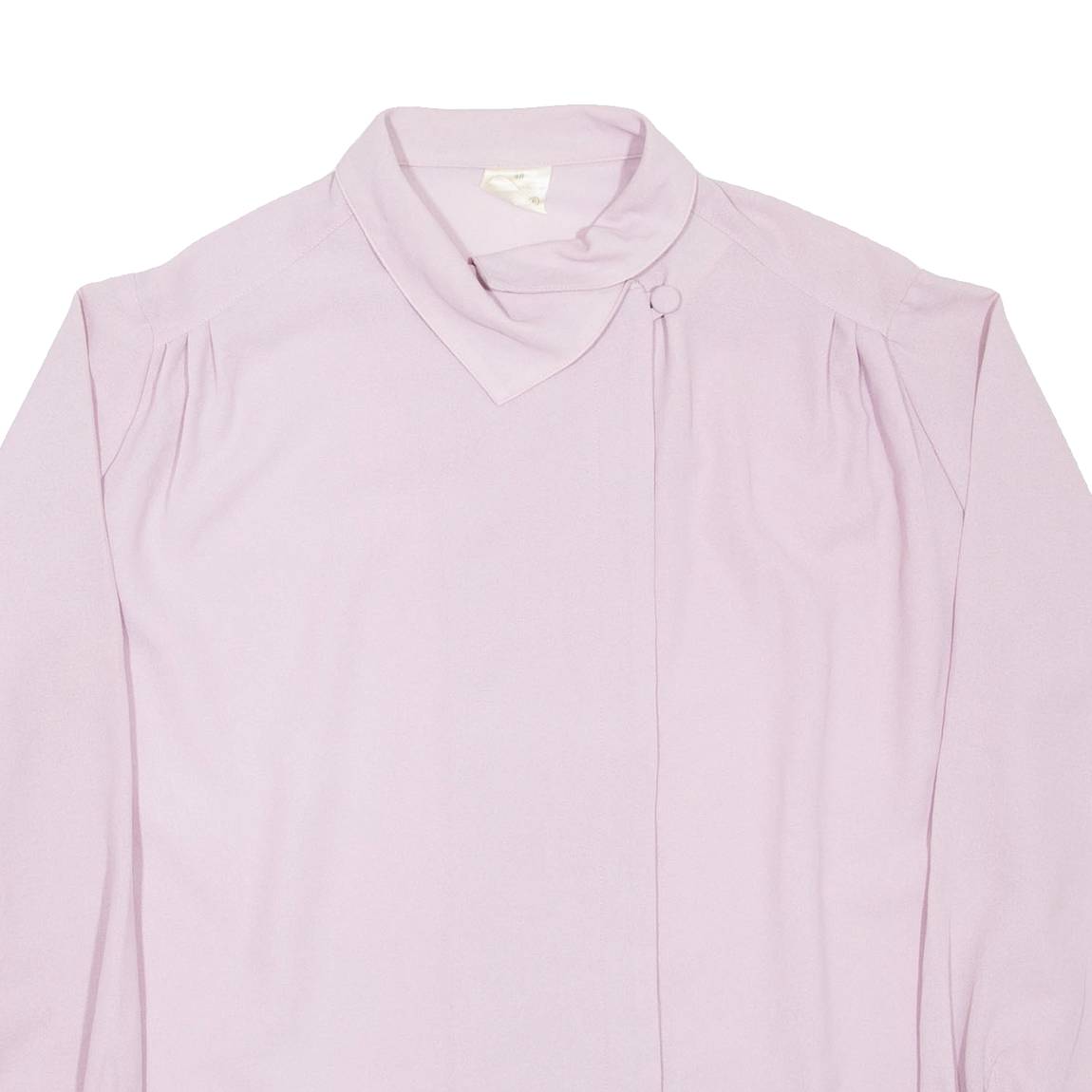 Womens Blouse Purple Collared Long Sleeve XL