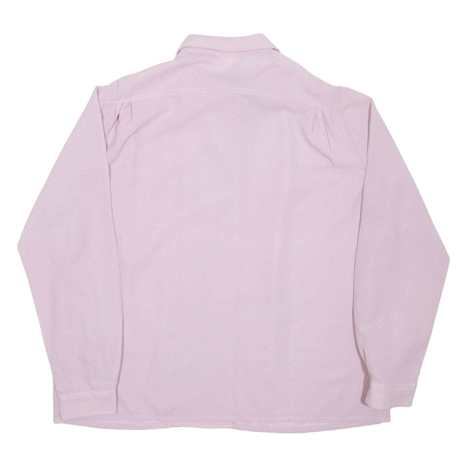 Womens Blouse Purple Collared Long Sleeve XL