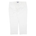 TOMMY HILFIGER Womens Trousers White Regular Straight W36 L24