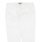 TOMMY HILFIGER Womens Trousers White Regular Straight W36 L24
