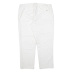 TOMMY HILFIGER Womens Trousers White Regular Straight W36 L24