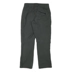 MAMMUT Womens Cotton Blend Lined Black Regular Straight Trousers W29 L28 Outdoor
