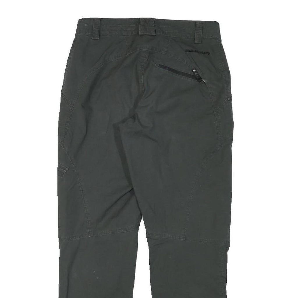 MAMMUT Womens Cotton Blend Lined Black Regular Straight Trousers W29 L28 Outdoor