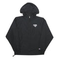 CHAMPION Mens Black S Hooded Jacket Polyester Plain Lightweight S