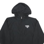 CHAMPION Mens Black S Hooded Jacket Polyester Plain Lightweight S