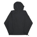 CHAMPION Mens Black S Hooded Jacket Polyester Plain Lightweight S