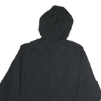 STARTER Mens Black & Red Zip Up Hooded Track Jacket 2XL Polyester Blend