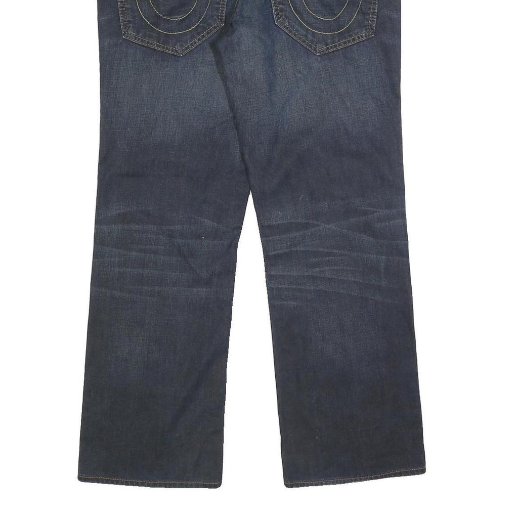 TRUE RELIGION Mens Jeans Regular Straight Denim Medium W33 L30 Stylish
