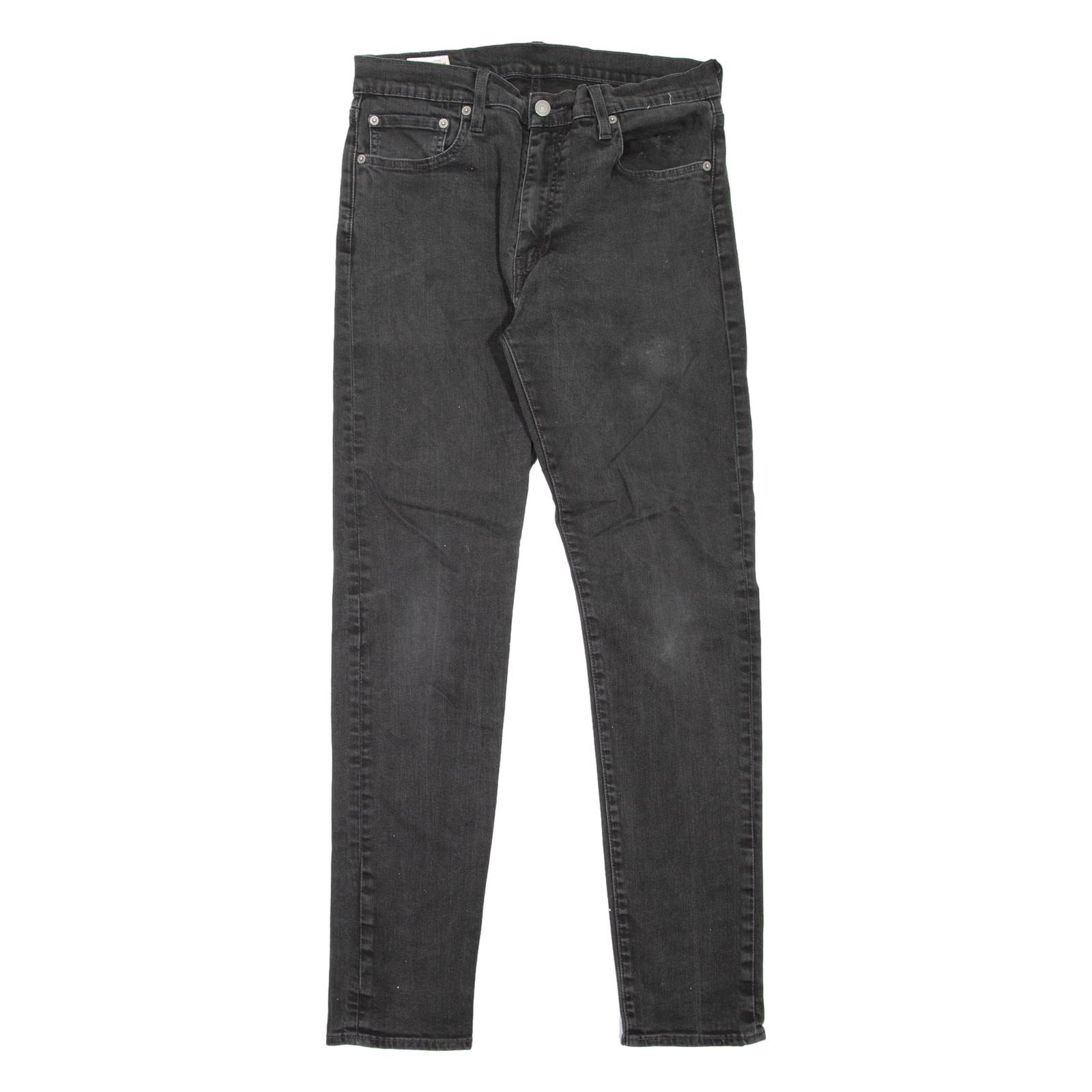LEVI'S 512 BIG E Jeans Mens Black Slim Tapered W30 L31