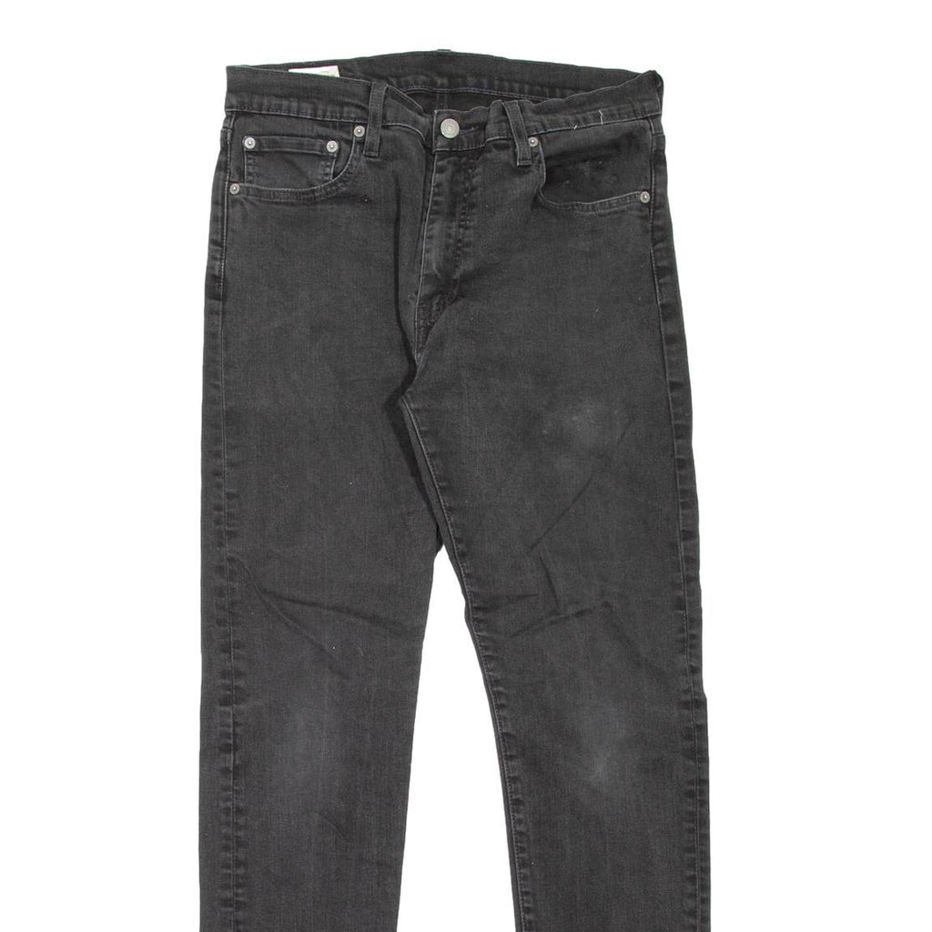 LEVI'S 512 BIG E Jeans Mens Black Slim Tapered W30 L31