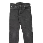 LEVI'S 512 BIG E Jeans Mens Black Slim Tapered W30 L31