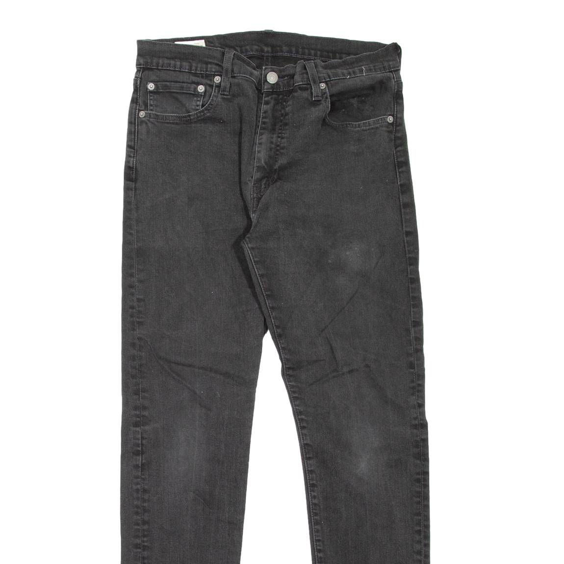 LEVI'S 512 BIG E Jeans Mens Black Slim Tapered W30 L31