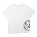 TRUE RELIGION Mens White XL Graphic T-Shirt Short Sleeve Crew Neck Cotton Blend