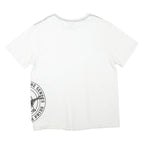 TRUE RELIGION Mens White XL Graphic T-Shirt Short Sleeve Crew Neck Cotton Blend