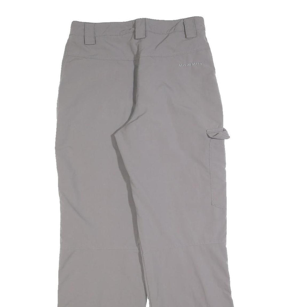 MAMMUT Womens Polyester Blend Grey Regular Straight Trousers W28 L30 Outdoor