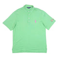 POLO RALPH LAUREN Mens Green Cotton Blend Short Sleeve Polo Shirt L Golf