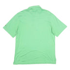 POLO RALPH LAUREN Mens Green Cotton Blend Short Sleeve Polo Shirt L Golf