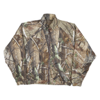 GAMEHIDE Womens Brown Nylon Outdoor Jacket M Zip Camouflage Hunting Wear